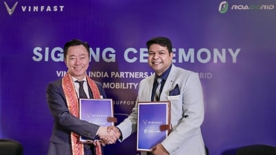 Vinfast kết hợp với Roadgrid đẩy mạnh hạ tầng trạm sạc và dịch vụ hậu mãi trước đợt giao xe đầu tiên tại Ấn Độ