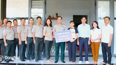 Thi hành án dân sự tỉnh Đồng Nai trao tặng căn nhà sau sửa chữa cho hộ dân khó khăn về nhà ở