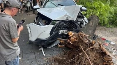 Tai nạn liên hoàn ở Hà Nội: Ô tô lao như tên bắn, nạn nhân bị đâm văng 3m