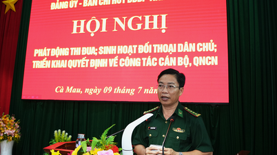 Bộ đội Biên phòng tỉnh Cà Mau phát động thi đua cao điểm “Phất cao cờ hồng Tháng Tám – Thi đua giành 3 nhất”