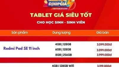 Redmi Pad 2, Galaxy Tab S9, iPad Gen 11 đang có giá siêu tốt dịp năm học mới