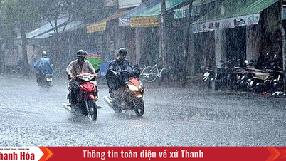 Từ đêm mai (10/7), khu vực Thanh Hóa có mưa lớn
