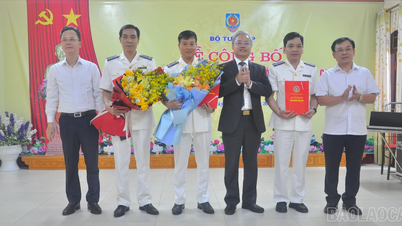 Công bố Quyết định thành lập Thi hành án dân sự tỉnh Lào Cai và các quyết định về công tác cán bộ