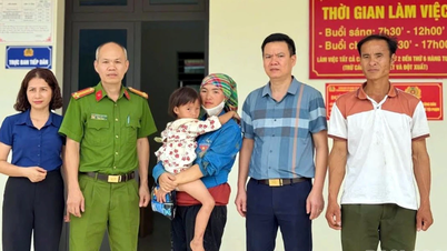 Công an xã Nậm Xé giúp bé gái 8 tuổi đi lạc về với gia đình