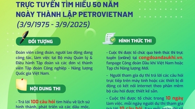 CĐ DKVN phát động Cuộc thi trực tuyến tìm hiểu 50 năm thành lập Petrovietnam