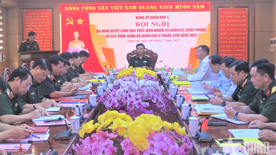 Đảng ủy Quân khu 4: Tập trung lãnh đạo, chỉ đạo tăng tốc, bứt phá hoàn thành thắng lợi các nhiệm vụ