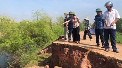 Mỹ Thái khắc phục sự cố sạt lở đê bối