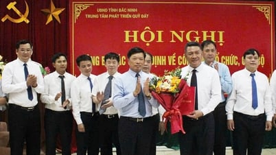 Công bố quyết định thành lập Trung tâm Phát triển quỹ đất tỉnh Bắc Ninh