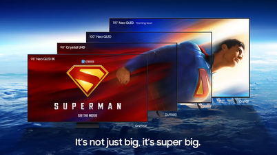 Samsung cùng Warner Bros. và DC Studios mang đến trải nghiệm điện ảnh “Superman” trên màn hình TV cực đại