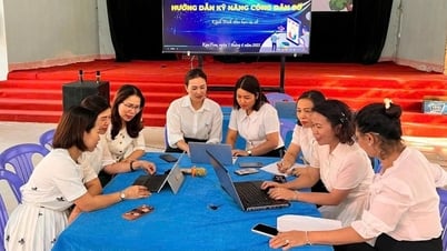 Số hóa bài giảng để học viên vừa lên rẫy vừa ôn bài