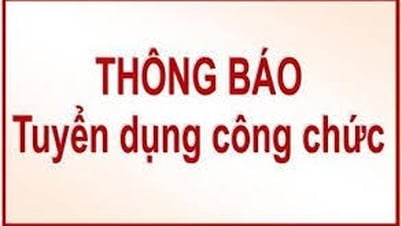 Tuyển dụng công chức Bộ Văn hóa, Thể thao và Du lịch năm 2025