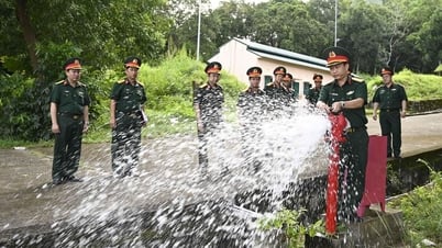 Tổng cục Hậu cần - Kỹ thuật kiểm tra tại Bộ Chỉ huy Quân sự tỉnh An Giang