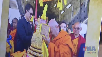 Ấn Độ chào đón sự trở về của xá lợi Phật linh thiêng