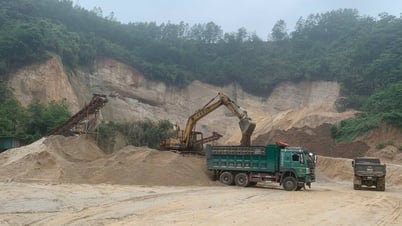 Công suất khai thác mỏ khoáng sản vật liệu xây dựng đạt hơn 3 triệu m3/năm