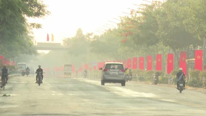 Xã Vĩnh Hưng: Rực rỡ cờ hoa chào mừng Đại hội đại biểu Đảng bộ xã nhiệm kỳ 2025-2030