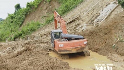 Nghệ An cấp thiết khắc phục hạ tầng giao thông sau lũ dữ