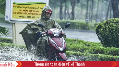 Hôm nay (1/8), Thanh Hóa có mưa rào và dông rải rác 