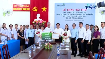 Hỗ trợ kinh phí mua máy chủ cho Trung tâm Y tế Quảng Ngãi