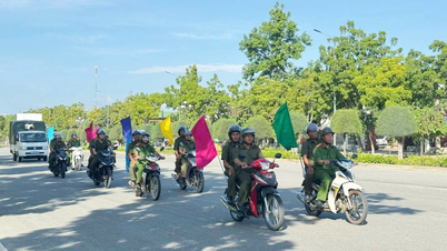 Công an xã Bác Ái Đông ra quân thực hiện cao điểm tấn công, trấn áp tội phạm