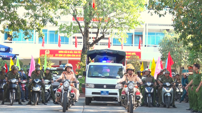 Công an xã Diên Khánh ra quân thực hiện cao điểm tấn công, trấn áp tội phạm