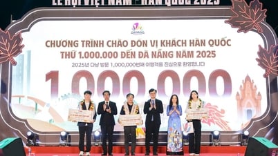 Đà Nẵng chào đón vị khách Hàn Quốc thứ 1 triệu trong năm 2025