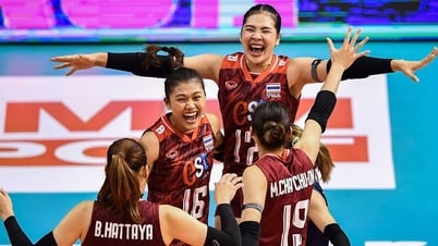 Tuyển bóng chuyền nữ Thái Lan choáng váng trong ngày ra quân SEA V.League 2025