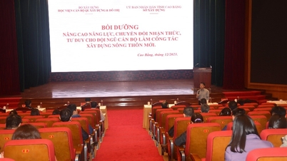 Tập huấn nâng cao năng lực, chuyển đổi nhận thức, tư duy cho đội ngũ cán bộ làm công tác xây dựng nông thôn mới các cấp