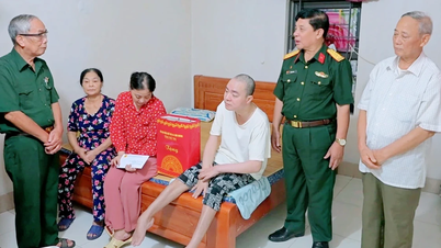 Thăm, tặng quà cho nạn nhân chất độc da cam có hoàn cảnh đặc biệt khó khăn