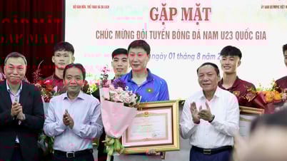 U23 Việt Nam nhận bằng khen của Thủ tướng Chính phủ