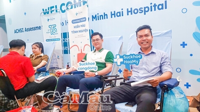 Drops of blood for the community