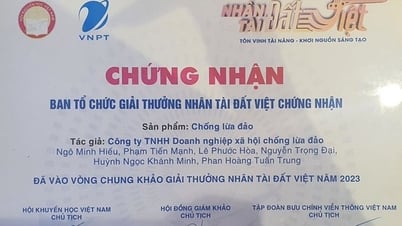 Dự án Chống Lừa Đảo của Hiếu PC nhận giải thưởng Nhân Tài Đất Việt