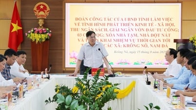 Phó Chủ tịch UBND tỉnh Lâm Đồng Võ Ngọc Hiệp làm việc với xã Krông Nô và xã Nam Đà