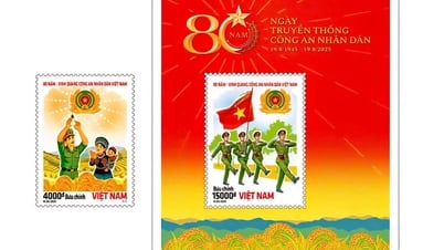 Phát hành bộ tem bưu chính “80 năm - Vinh quang Công an nhân dân Việt Nam“
