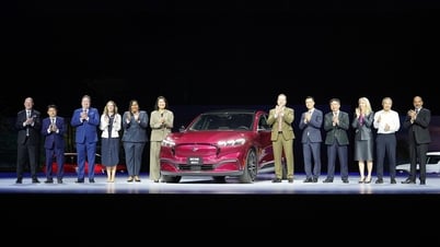 Ford présente un modèle de voiture électrique d'une valeur de plus de 2 milliards de VND pour célébrer 30 ans sur le marché vietnamien