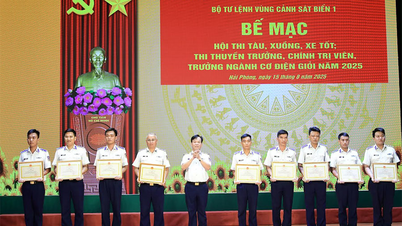 Bộ tư lệnh Vùng Cảnh sát biển 1 bế mạc Hội thi tàu, xuồng, xe tốt năm 2025