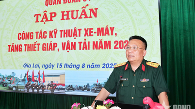 Quân đoàn 34 tập huấn công tác kỹ thuật xe - máy, tăng thiết giáp