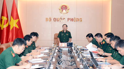 Lãnh đạo Bộ Quốc phòng nghe báo cáo tổng thể Dự án hệ sinh thái số ngành công tác Đảng, công tác chính trị