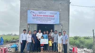 Bàn giao 3 căn nhà tại xã Tân Phú Đông do Tổ chức CRS tài trợ