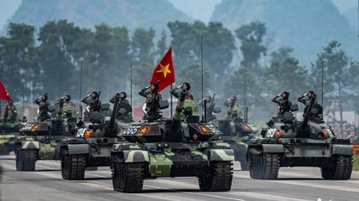 Trang bị đặc biệt giúp xe tăng, xe thiết giáp diễu binh trên đường nhựa