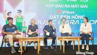 Họp báo công bố Giải VPBANK Đất Sen hồng Music Marathon 2025