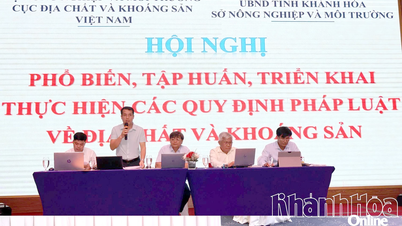 Hội nghị phổ biến, tập huấn Luật Địa chất và khoáng sản