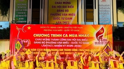 Đặc sắc chương trình nghệ thuật mừng thành công Đại hội Đảng bộ phường Văn Miếu - Quốc Tử Giám