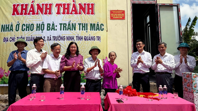 Khánh thành nhà ở cho gia đình có công với cách mạng