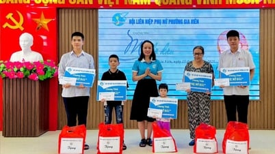 Phường Gia Viên lan tỏa yêu thương đến trẻ em khó khăn