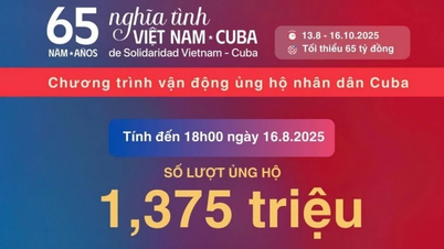 Đã có 1,375 triệu lượt ủng hộ gần 272 tỷ đồng cho nhân dân Cuba