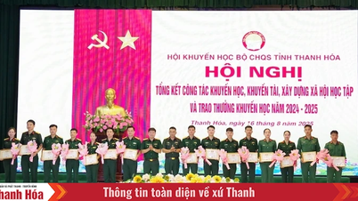 Hội khuyến học Bộ CHQS tỉnh tổng kết công tác khuyến học, khuyến tài