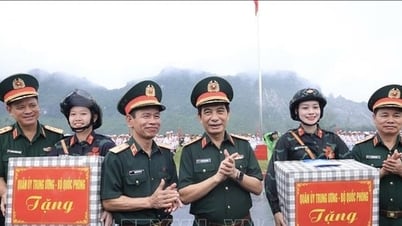 General Phan Van Giang leitete die Ausbildung der Streitkräfte für die Parade zum Nationalfeiertag.
