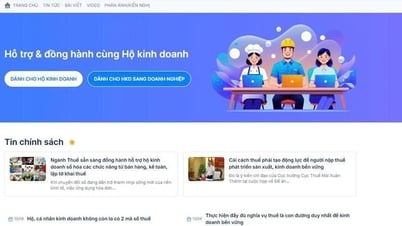 Cổng thông tin hỗ trợ người nộp thuế có tích hợp trợ lý AI
