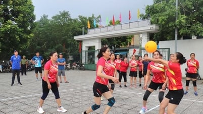 Giải thể thao chào mừng Đại hội đại biểu Đảng bộ xã Bát Tràng lần thứ I