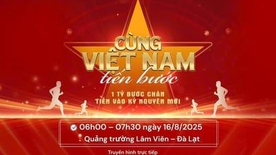 Báo và Phát thanh, Truyền hình Lâm Đồng phát trực tiếp Lễ Thượng cờ và hành trình đi bộ “Cùng Việt Nam tiến bước”